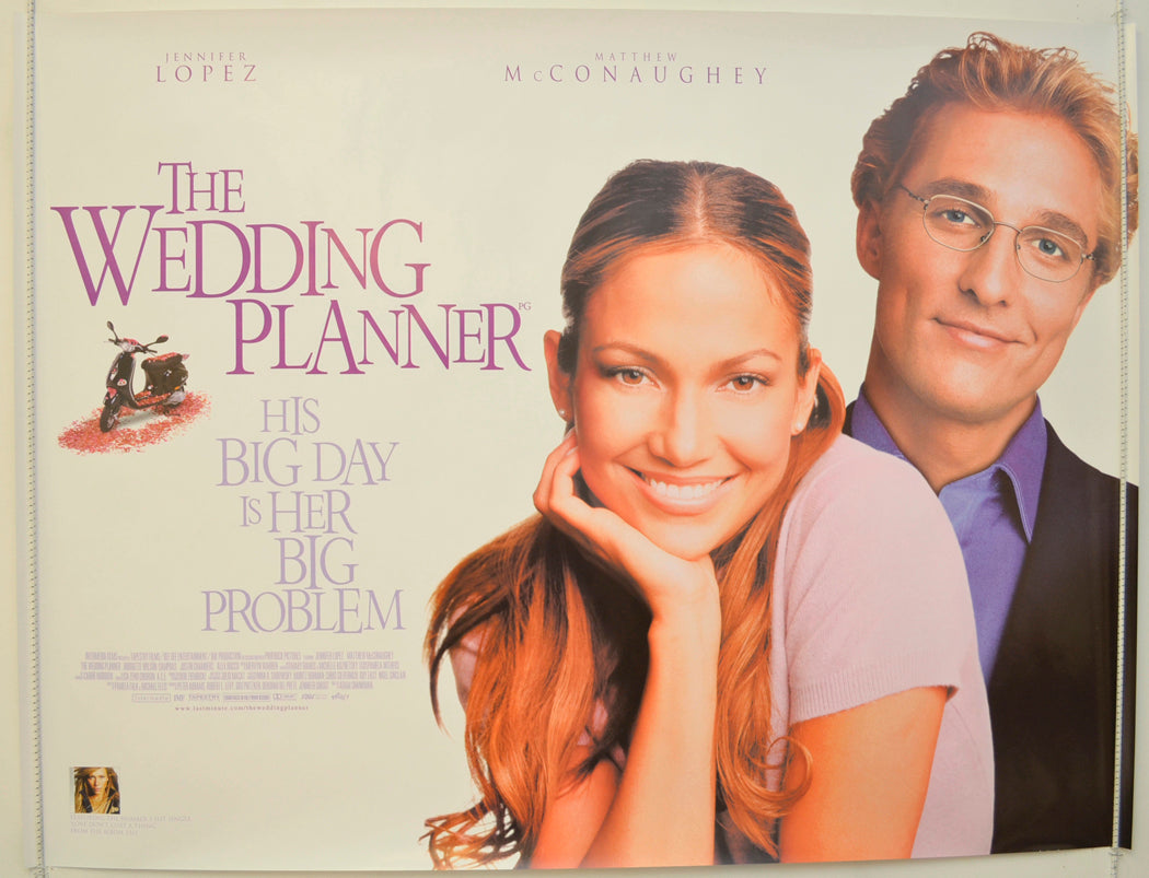 The Wedding Planner Original Quad Poster - Film Poster - Movie Poster  