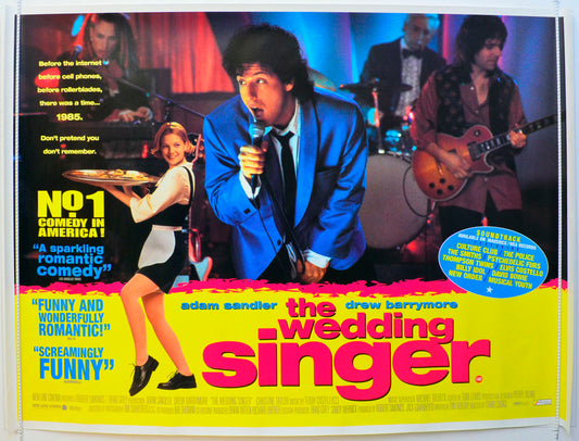 The Wedding Singer Original British Quad Poster - Film Poster - Movie Poster 