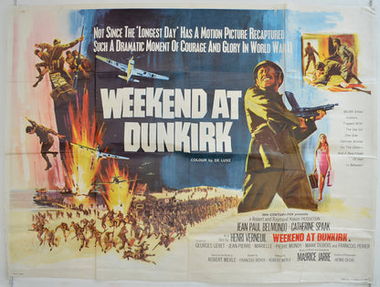 Weekend At Dunkirk Original Quad Poster - Film Poster - Movie Poster  