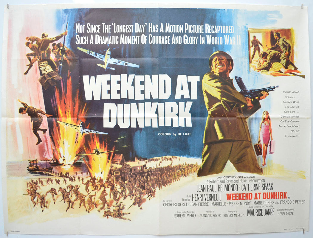 Weekend At Dunkirk Original Quad Poster - Film Poster - Movie Poster