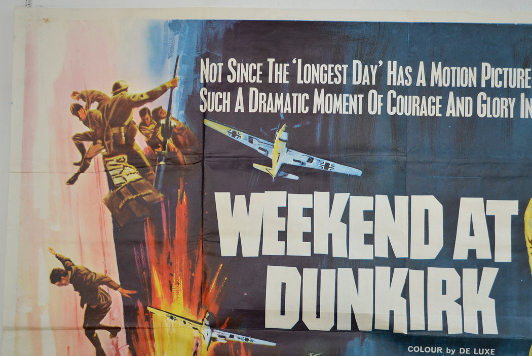 WEEKEND AT DUNKIRK (Top Left) Cinema Quad Movie Poster 