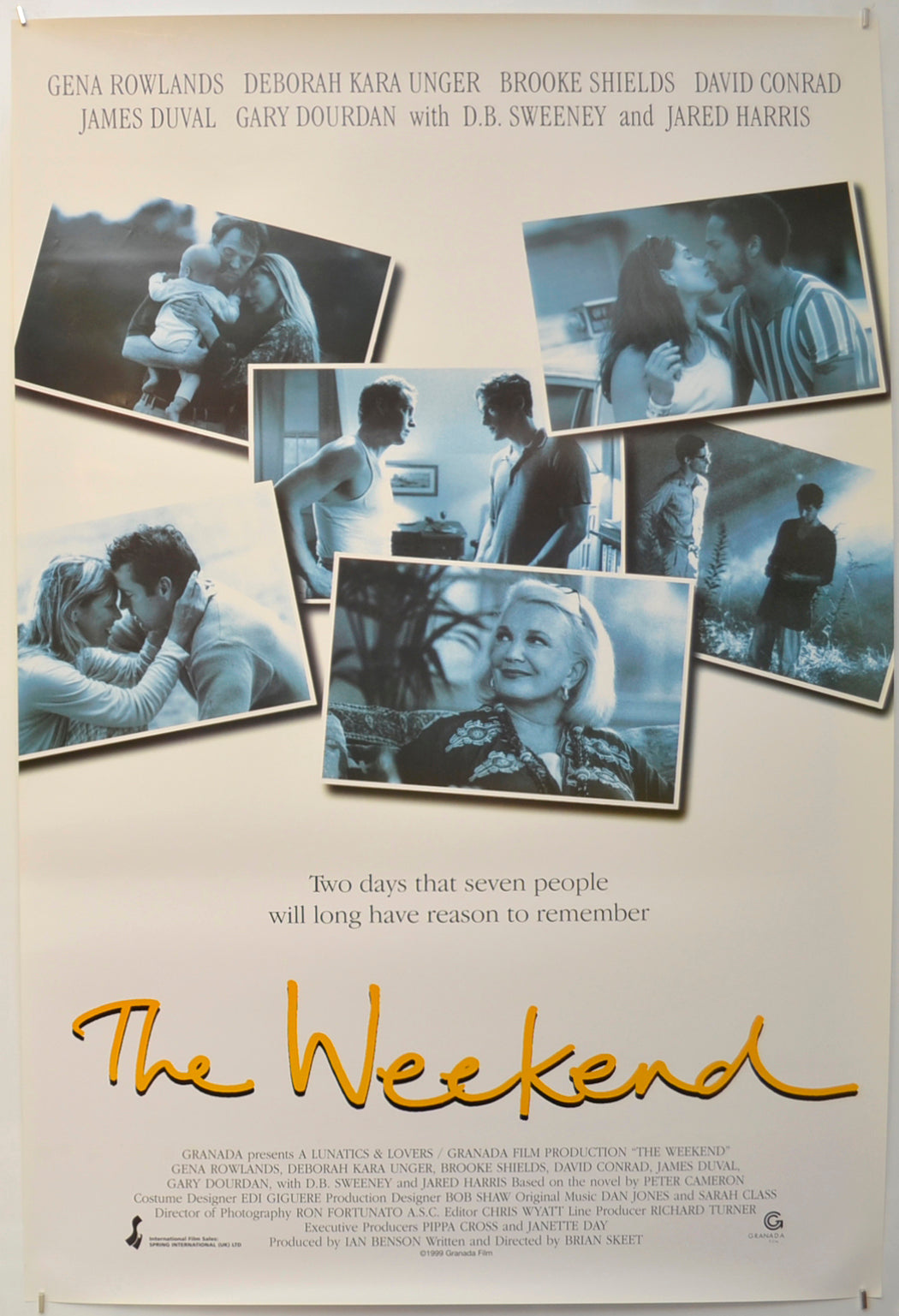 The Weekend Original One Sheet Poster - Film Poster - Movie Poster  