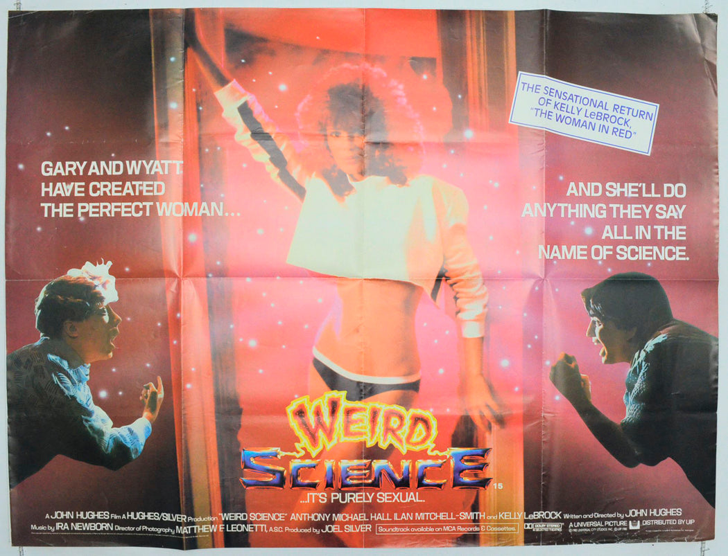 Weird Science Original British Quad Poster - Film Poster - Movie Poster 