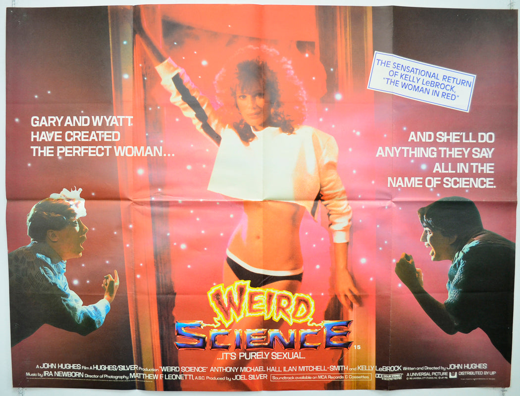 Weird Science Original Quad Poster - Film Poster - Movie Poster  