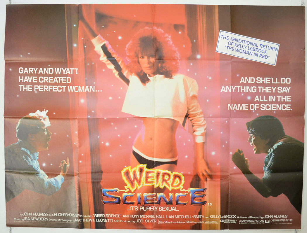 Weird Science   Original Quad Poster - Film Poster - Movie Poster 