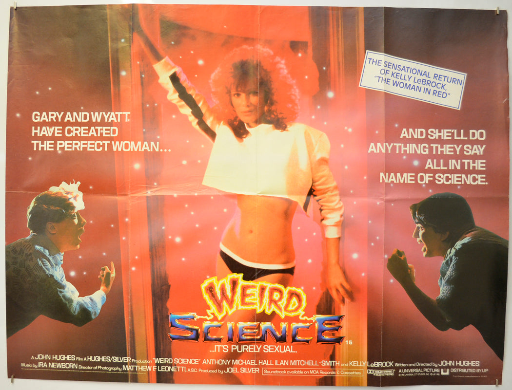 Weird Science Original Quad Poster - Film Poster - Movie Poster  