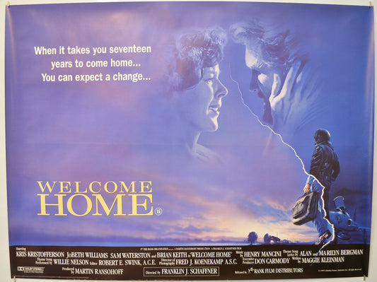 Welcome Home  Original Quad Poster - Film Poster - Movie Poster