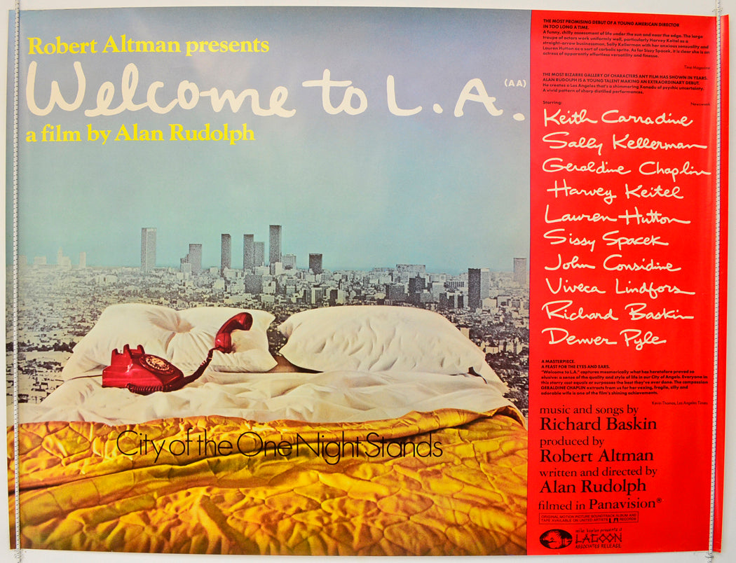 Welcome To L.A.  Original British Quad Poster - Film Poster - Movie Poster 