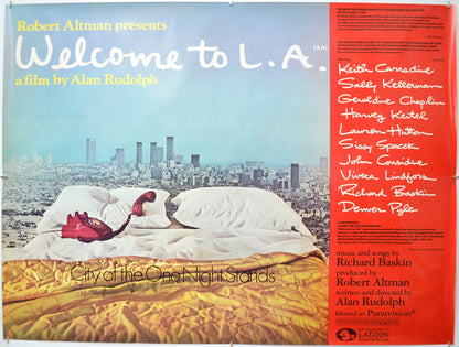 Welcome To L.A. Original Quad Poster - Film Poster - Movie Poster