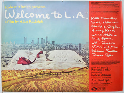 Welcome To L.A. Original Quad Poster - Film Poster - Movie Poster