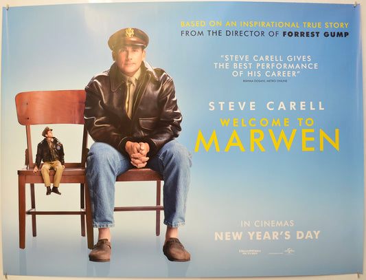 Welcome To Marwen (Teaser / Advance Version)  Original Quad Poster - Film Poster - Movie Poster