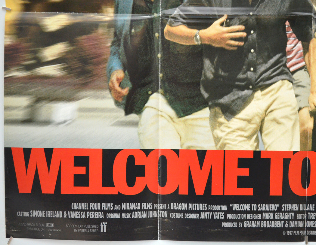 WELCOME TO SARAJEVO (Bottom Left) Cinema Quad Movie Poster 