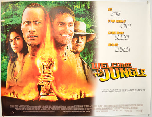 Welcome To The Jungle (a.k.a. The Rundown) Original Quad Poster - Film Poster - Movie Poster