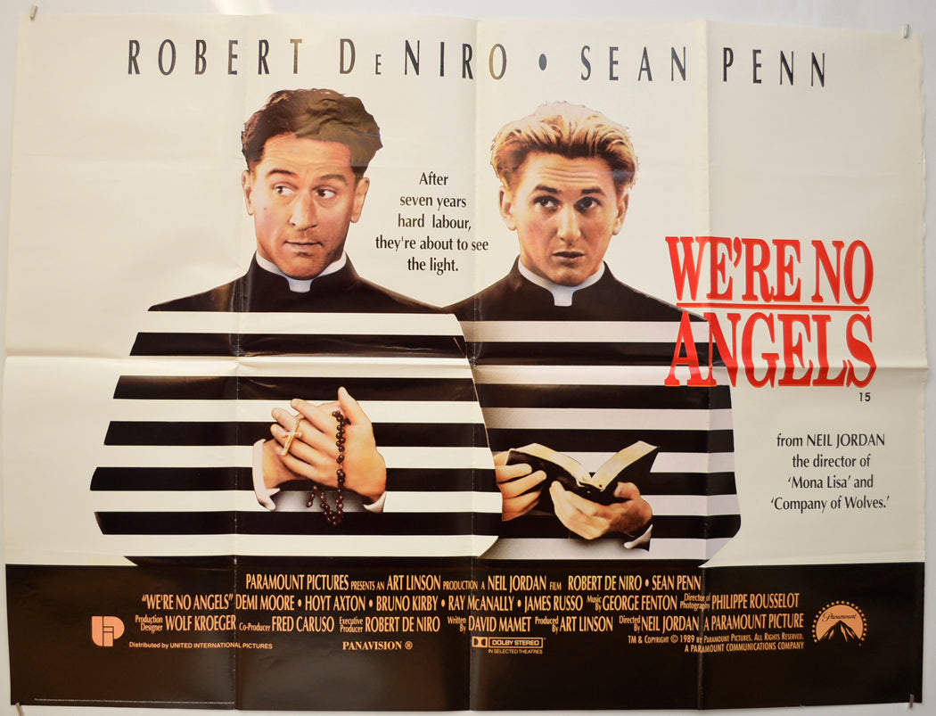 We're No Angels Original Quad Poster - Film Poster - Movie Poster  