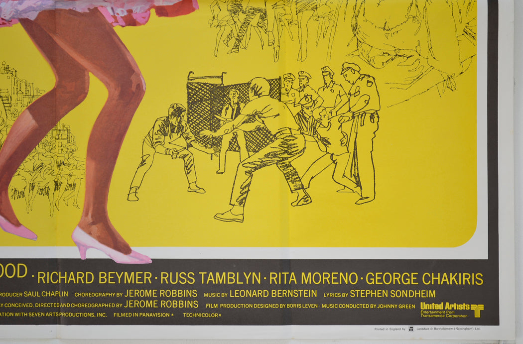 WEST SIDE STORY (Bottom Right) Cinema Quad Movie Poster 