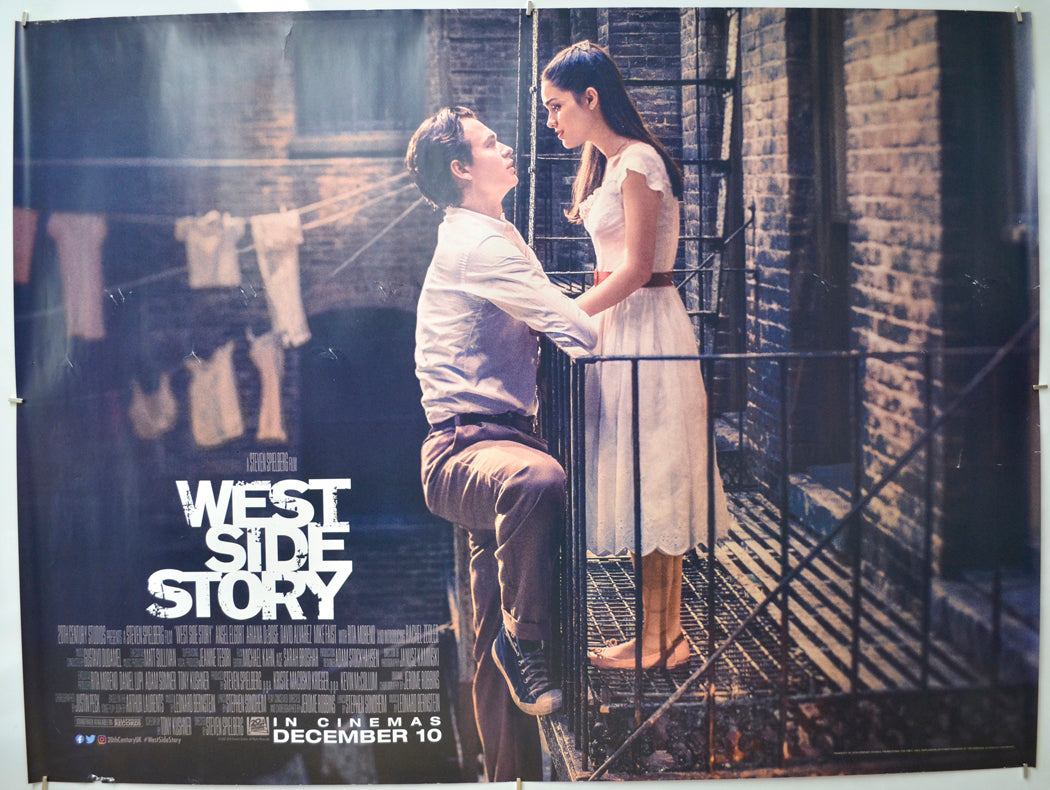 West Side Story Original Quad Poster - Film Poster - Movie Poster