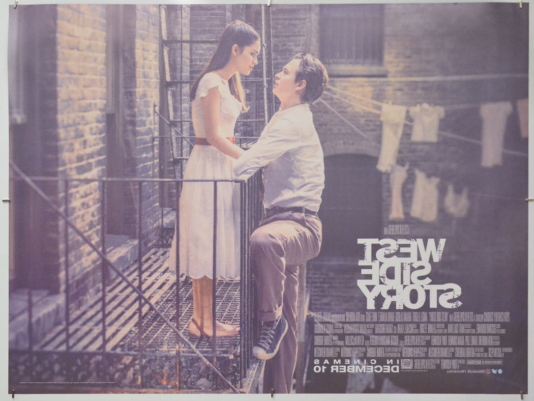 West Side Story (Back) Cinema Quad Movie Poster 
