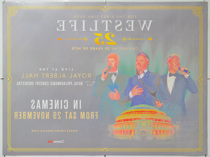 Westlife Live at The Royal Albert Hall (Back) Cinema Quad Movie Poster 