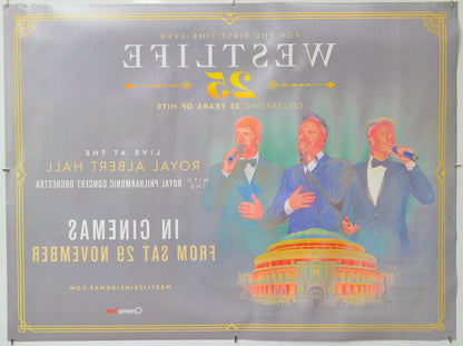 Westlife Live at The Royal Albert Hall (Back) Cinema Quad Movie Poster 