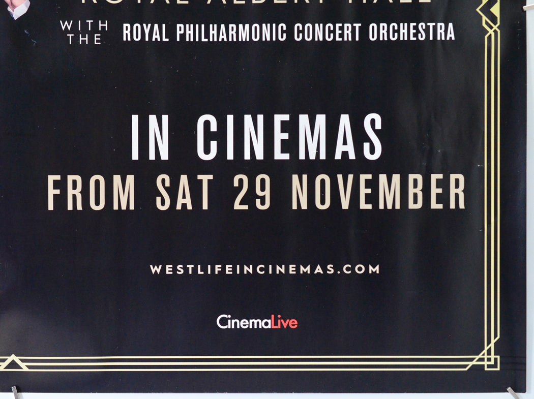 Westlife Live at The Royal Albert Hall (Bottom Right) Cinema Quad Movie Poster 