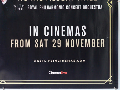 Westlife Live at The Royal Albert Hall (Bottom Right) Cinema Quad Movie Poster 