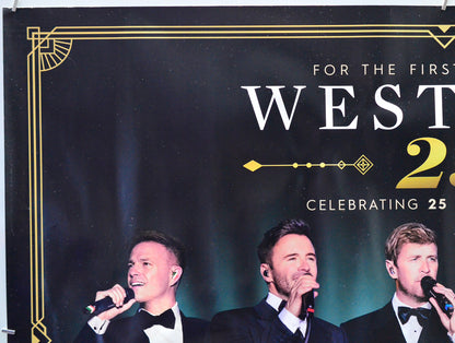 Westlife Live at The Royal Albert Hall (Top Left) Cinema Quad Movie Poster 