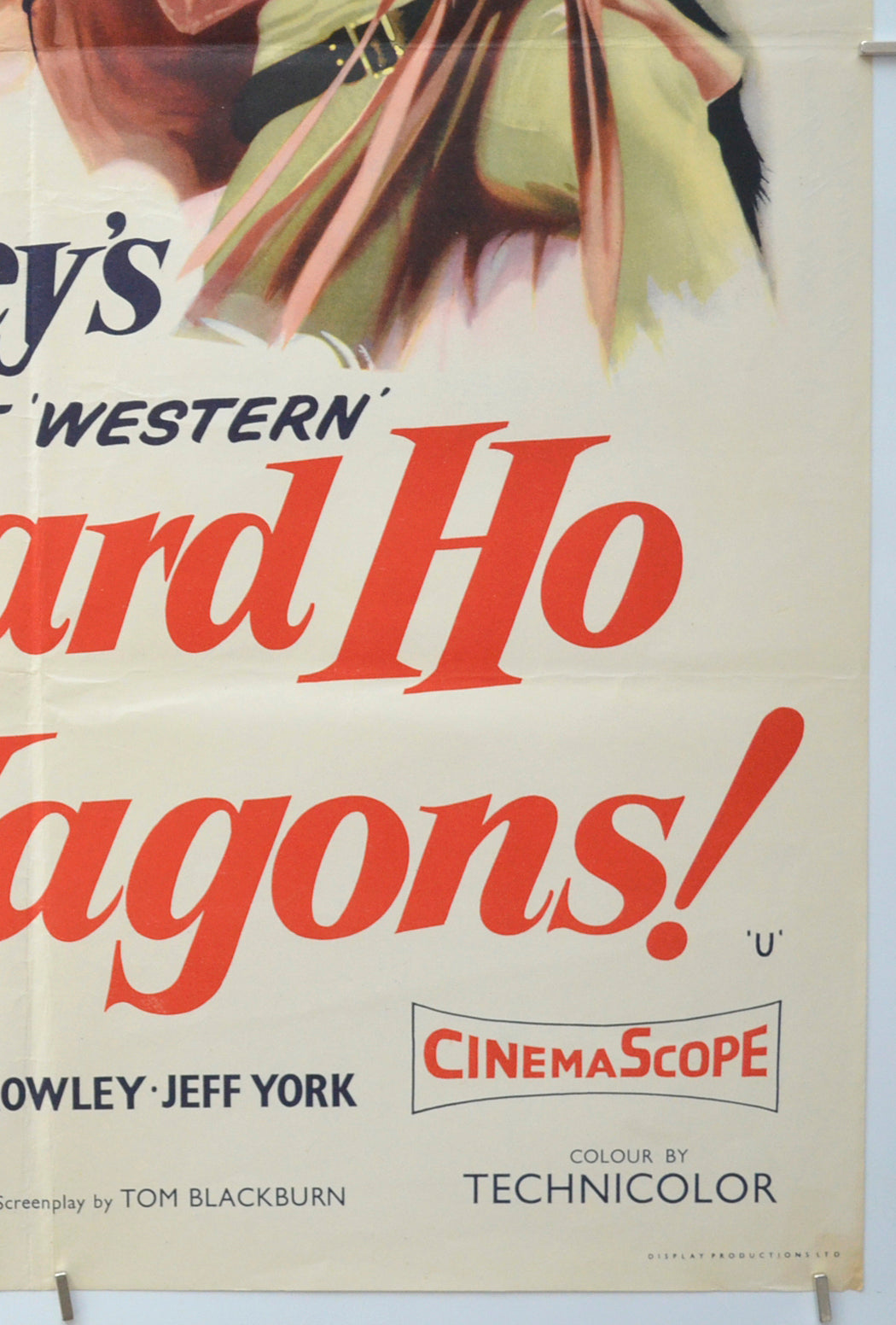 WESTWARD HO THE WAGONS (Bottom Right) Cinema Double Crown Movie Poster 