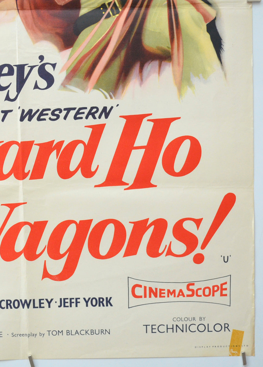 WESTWARD HO THE WAGONS (Bottom Right) Cinema Double Crown Movie Poster 