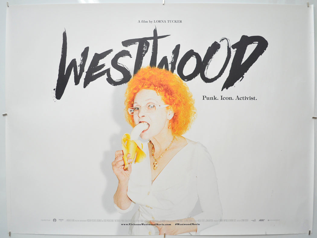 Westwood: Punk, Icon, Activist - Original Quad Poster - Film Poster - Movie Poster