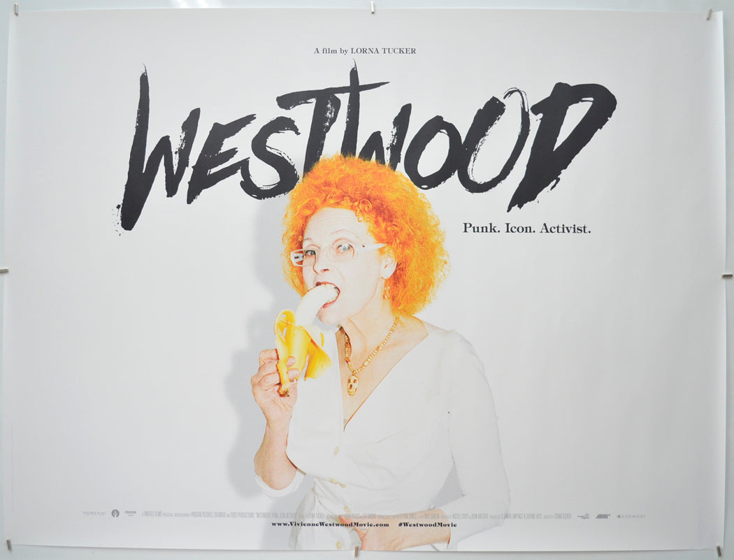 Westwood: Punk, Icon, Activist  - Original Quad Poster - Film Poster - Movie Poster