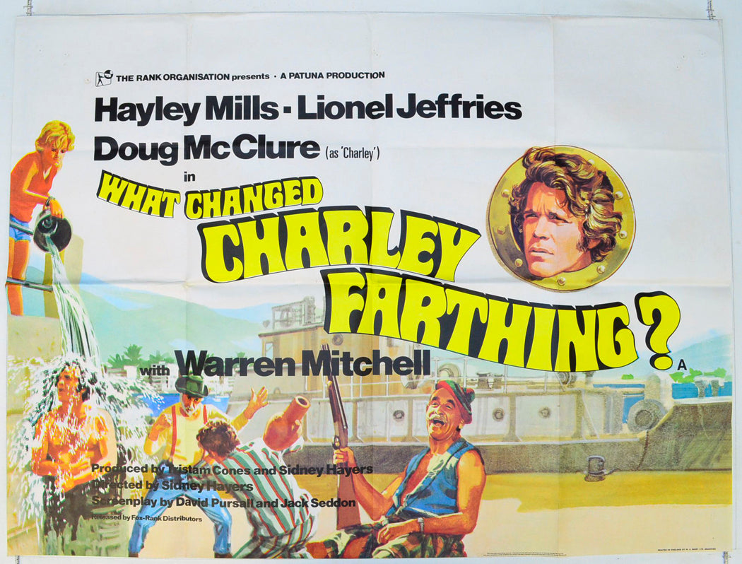 What Changed Charley Farthing?  Original British Quad Poster - Film Poster - Movie Poster