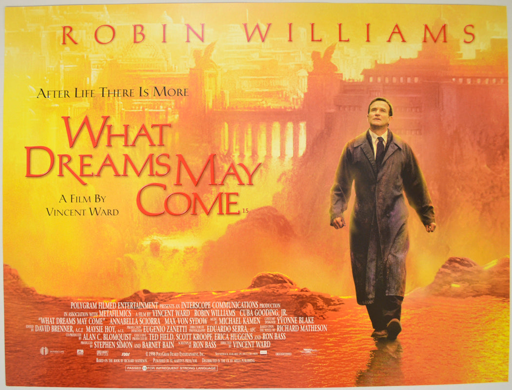 What Dreams May Come Original Mini Quad Poster - Film Poster - Movie Poster