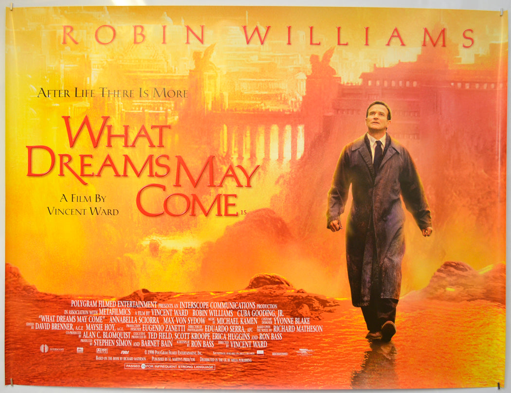 What Dreams May Come  Original Quad Poster - Film Poster - Movie Poster