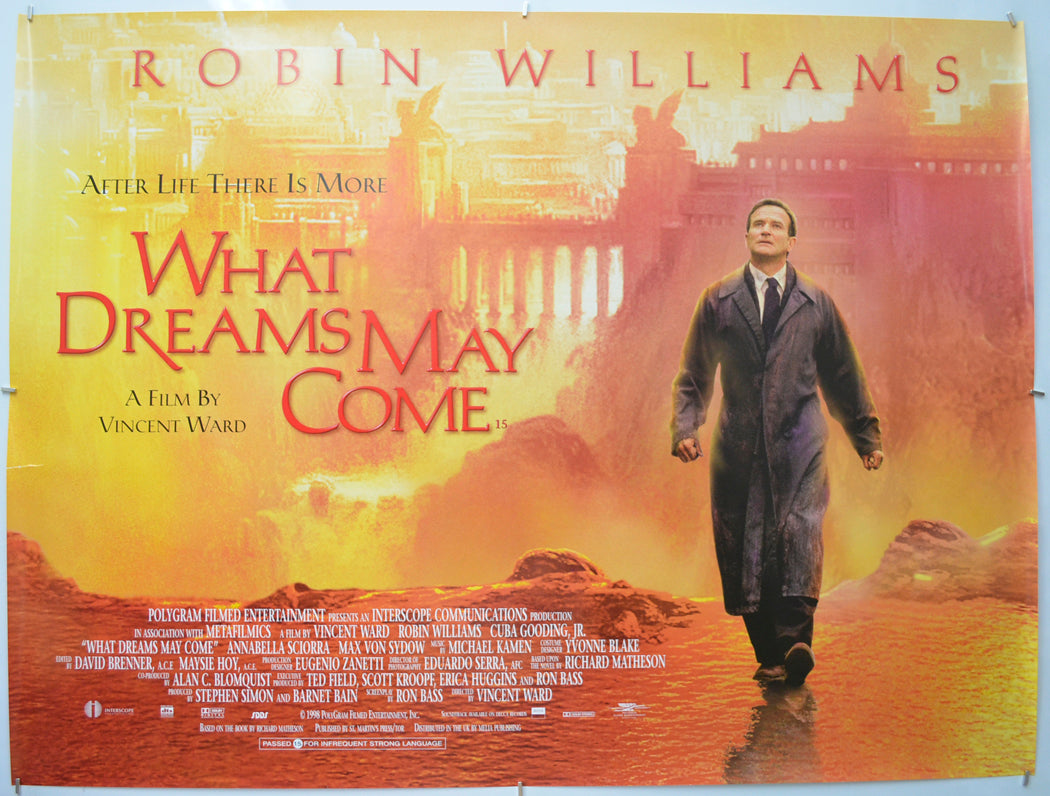 What Dreams May Come Original Quad Poster - Film Poster - Movie Poster  