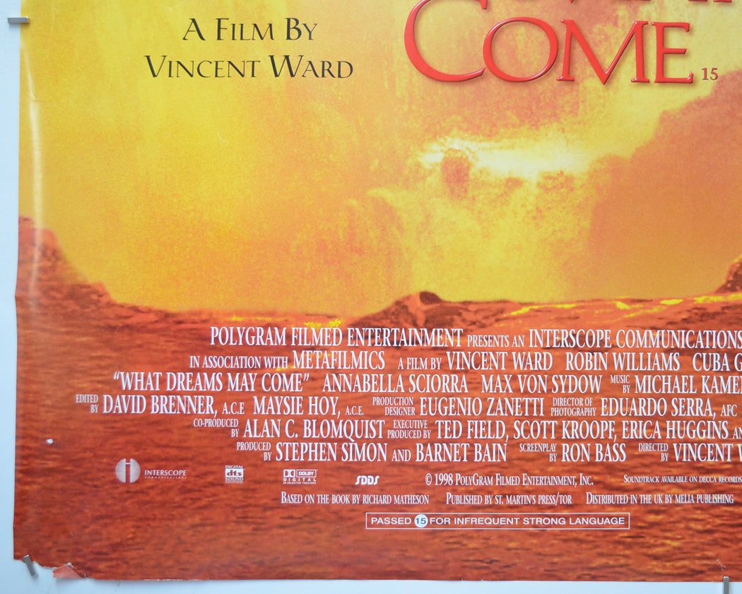 WHAT DREAMS MAY COME (Bottom Left) Cinema Quad Movie Poster 