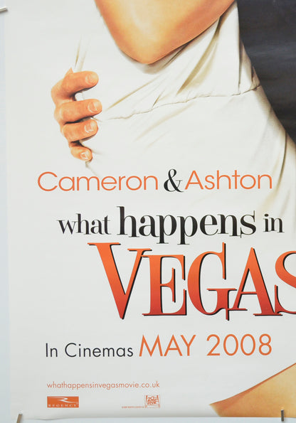 WHAT HAPPENS IN VEGAS (Bottom Left) Cinema One Sheet Movie Poster 