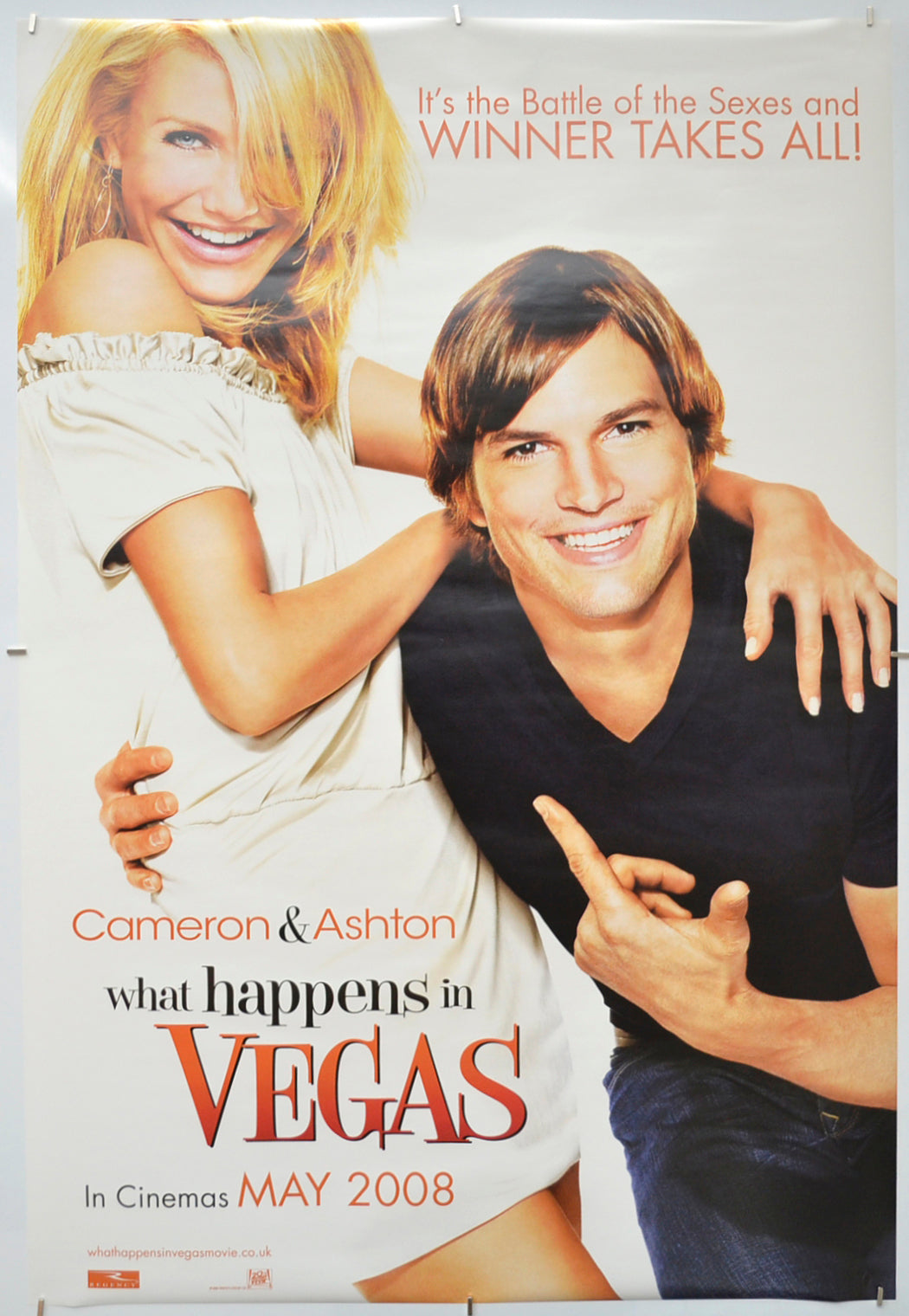 What Happens In Vegas   Original One Sheet Poster - Film Poster - Movie Poster