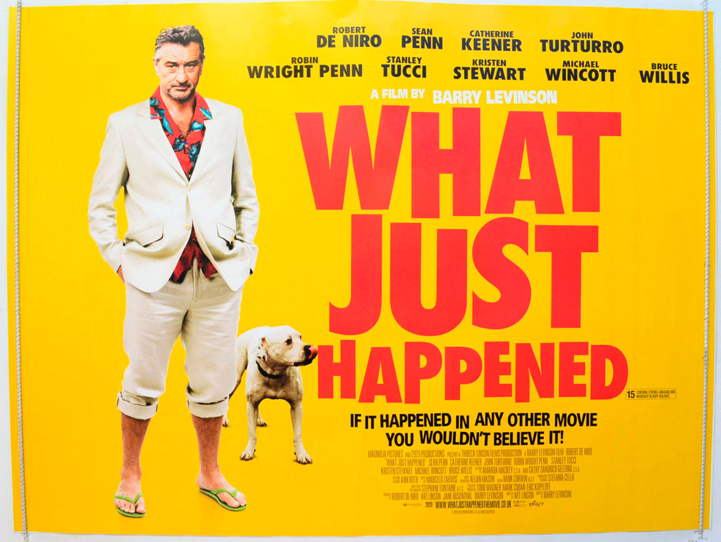 What Just Happened? Original British Quad Poster - Film Poster - Movie Poster 