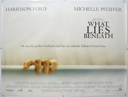 What Lies Beneath Original Quad Poster - Film Poster - Movie Poster