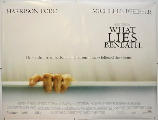 What Lies Beneath Original Quad Poster - Film Poster - Movie Poster