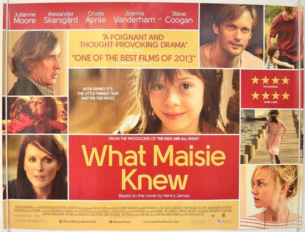 What Maisie Knew  Original British Quad Poster - Film Poster - Movie Poster 