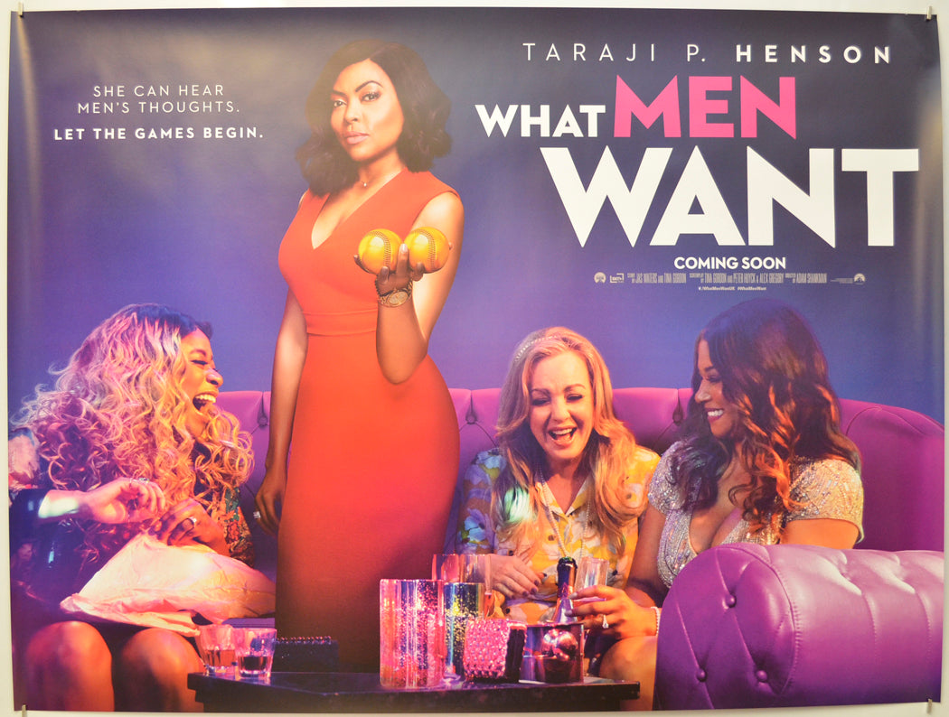 What Men Want Original Quad Poster - Film Poster - Movie Poster