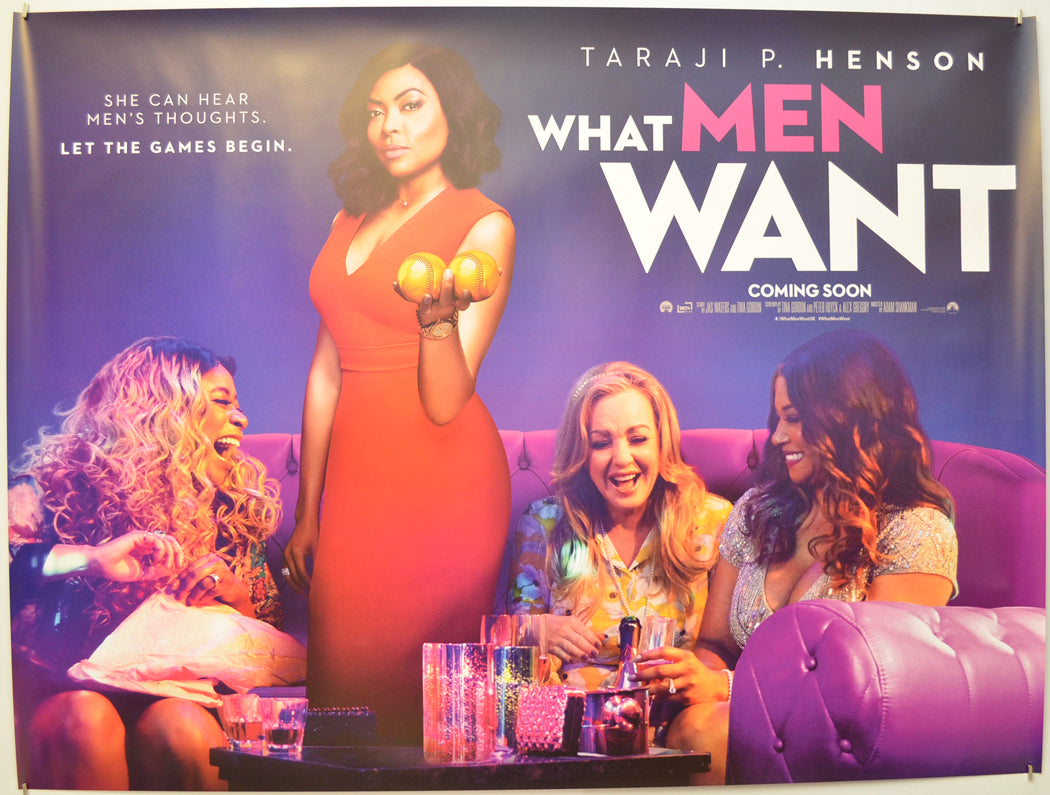 What Men Want Original Quad Poster - Film Poster - Movie Poster