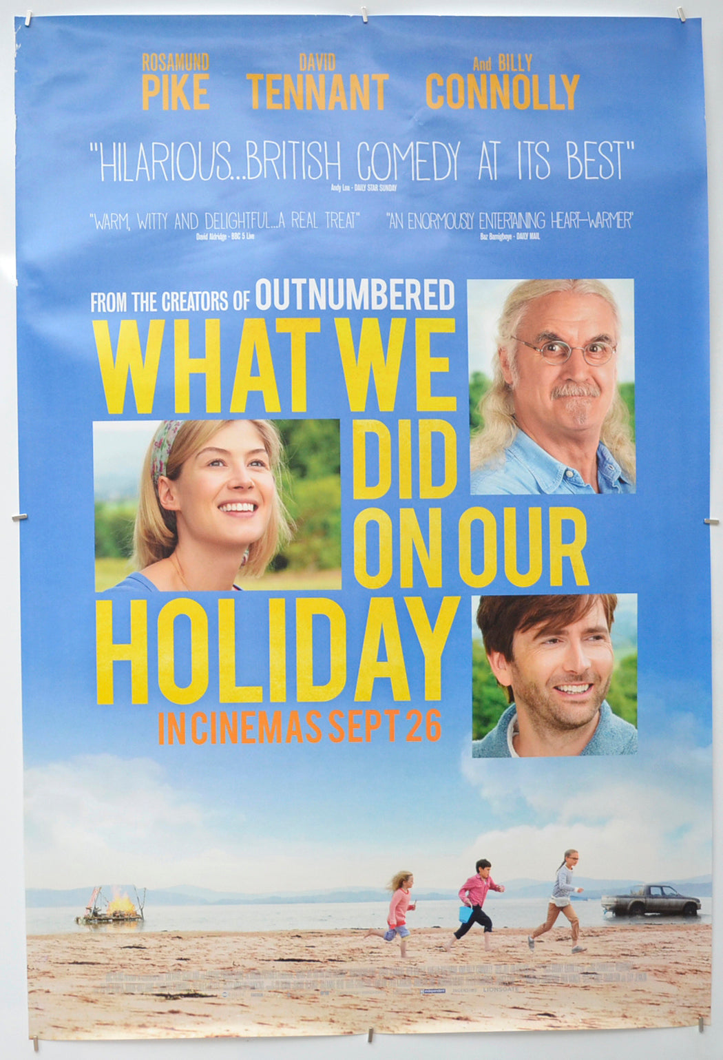 What We Did On Our Holiday Original One Sheet Poster - Film Poster - Movie Poster