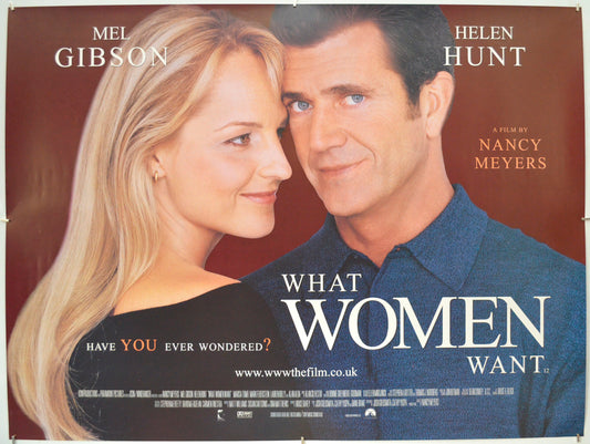 What Women Want  - Original Quad Poster - Film Poster - Movie Poster