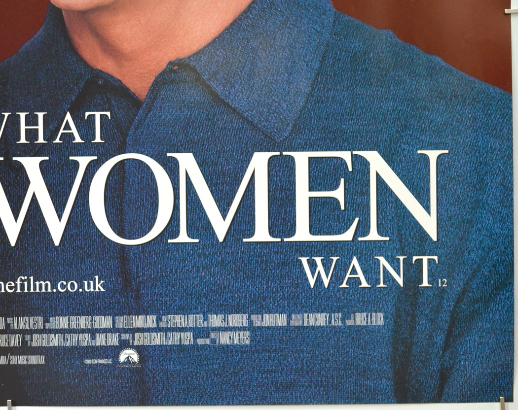 WHAT WOMEN WANT (Bottom Right) Cinema Quad Movie Poster 