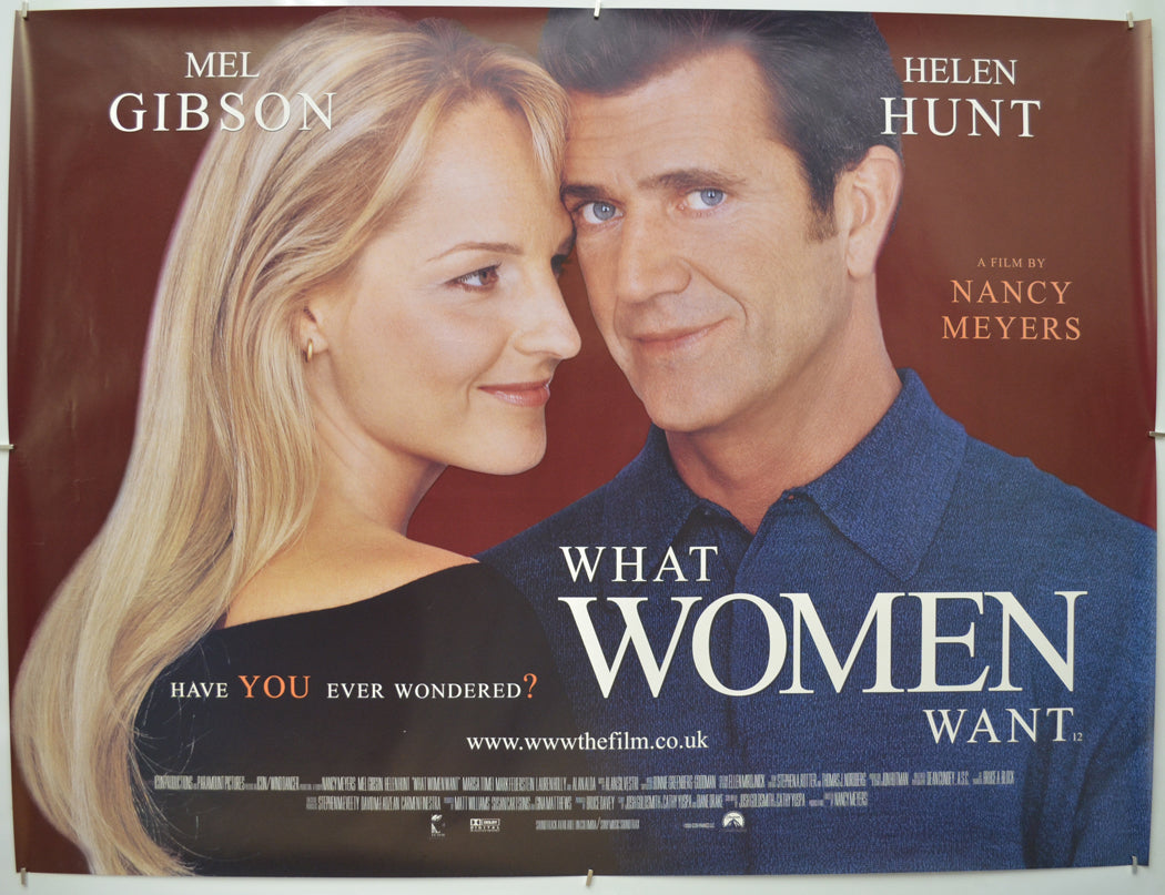 What Women Want Original Quad Poster - Film Poster - Movie Poster