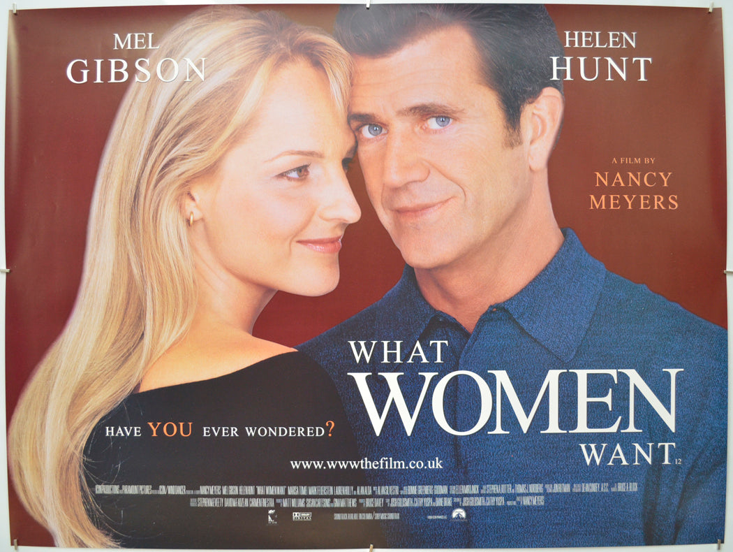 What Women Want - Original Quad Poster - Film Poster - Movie Poster