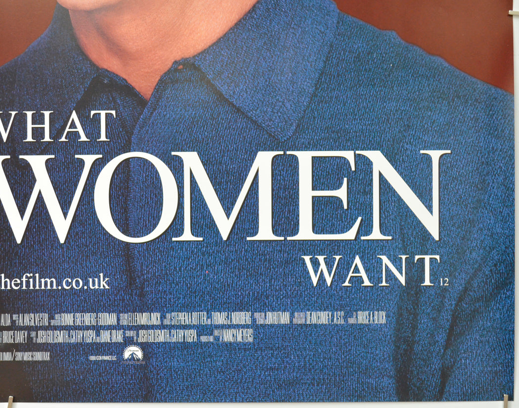 WHAT WOMEN WANT (Bottom Right) Cinema Quad Movie Poster 