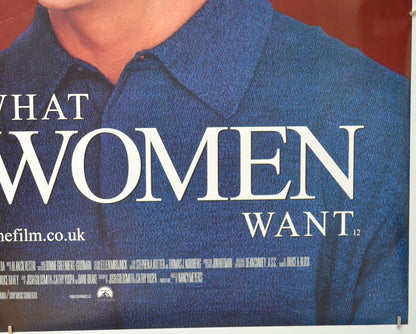 WHAT WOMEN WANT (Bottom Right) Cinema Quad Movie Poster 